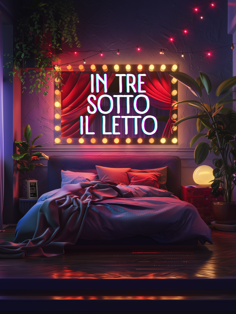 in tre sotto il letto